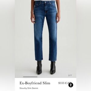 Ag Adriano Goldschmied Ex-Boyfriend Slouchy Slim Jeans